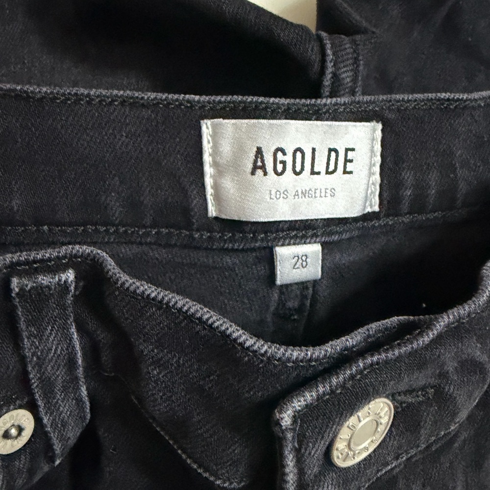 REVOLVE AGOLDE - Riley High Rise Straight Crop Jeans - Picture 6 of 12